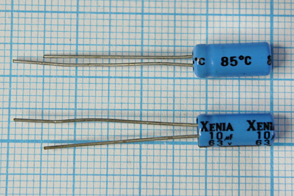 кэ    10\ 63\ 5x11\20\+85C\Al\2L\\Xenia --- Конденсаторы электролитические