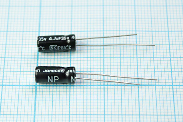 кэ     4,7\ 35\ 5x11\20\+105C\Al\2L\NKR\JAMICON NP --- Конденсаторы электролитические