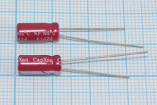 кэ    10\ 16\ 5x11\20\+105C\Al\2L\KF\CAPXON --- Конденсаторы электролитические