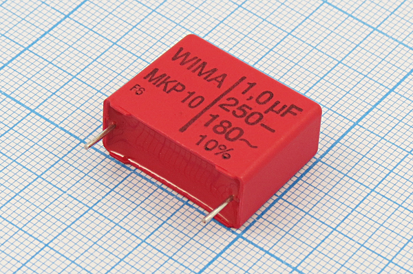 к    1,0 мкФ\  250\27x11x21\\\\2P\MKP10\WIMA --- Конденсаторы пленочные