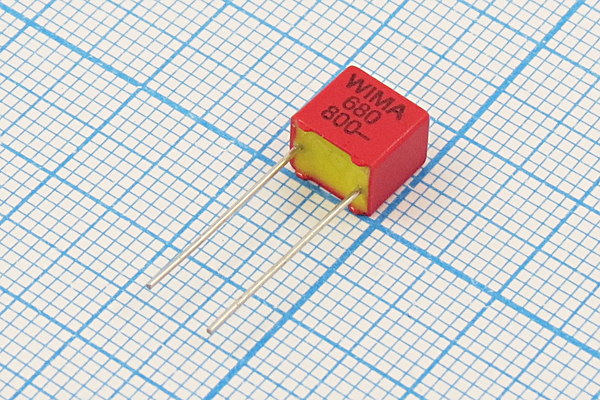 к  680 пФ\  800\ 7x 6x 7\\\\2P\FKP2\WIMA --- Конденсаторы пленочные