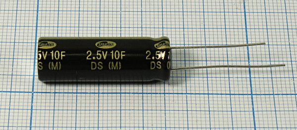 ионистор  10Ф\2,5\10x10x30\\\2L\\DS\SAMWHA --- 
