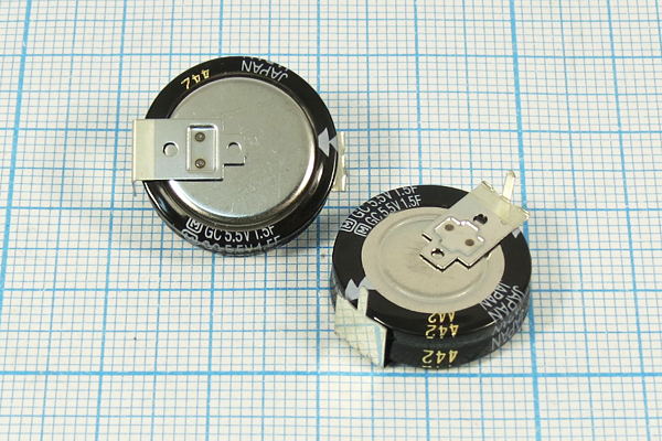 ионистор   1,500Ф\5,5\19x19x5\\+70C\\2P10\EECS\PAN --- 