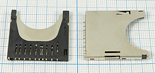 держ карт SD\10C\\SMD\\SD-3 --- Держатели карт памяти