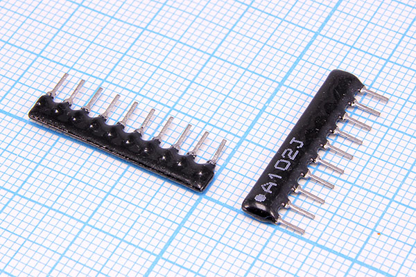 Рсборка   1,0К x9\0,125\25x2x5\\\10P\RAA10[НР1-4]\ --- Резисторные сборки