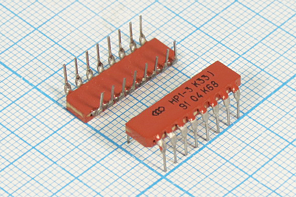 Рсборка 330&680 \\DIP16\ 5\\16P\НР1-3\сборка --- Резисторные сборки