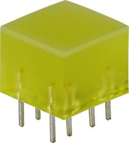 СД сборка  10x10x8\желx4\5~10\\жел мат\L-875-4YDT\ --- Светодиоды постоянного свечения