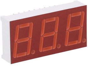 СД дисплей  7/3 \14,2\кр\дешифр\ 2400\LTM-85 --- Светодиодные дисплеи, сегментные индикаторы