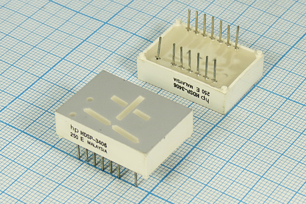 СД дисплей+1 \18,9\кр\\ 1200\HDSP-3406 --- Светодиодные дисплеи, сегментные индикаторы