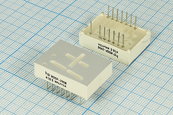 СД дисплей+1 \18,9\кр\\ 4800\HDSP-3906 --- Светодиодные дисплеи, сегментные индикаторы