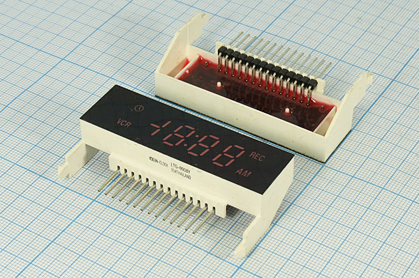 СД дисплей  7/4 \  \кр\ОК\ 2200\LTG-9908Y\ --- Светодиодные дисплеи, сегментные индикаторы