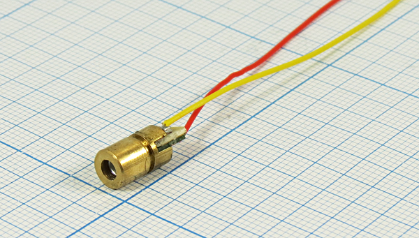 СД лазер сборка  6x15\кр\5мВт\\ZT-T601\2L90 --- Лазерные излучатели