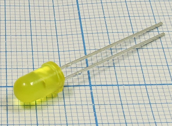 СД  5 x 9 \жел\   20\ 50\жел мат\5013YD --- Светодиоды постоянного свечения