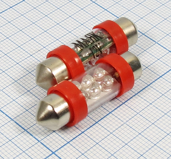 Л  12В\SV8,5\ \крx6\\10x37\СД\\ --- Лампы накаливания, газоразрядные, светодиодные и люминесцентные. Стартеры для люминесцентных ламп