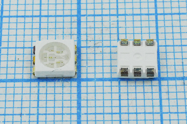 СД сборка SMD05050C6\кр&зел&глб\ 300\\пр\5050BSRG\ --- Светодиоды на поверхностный монтаж постоянного свечения (SMD светодиоды)