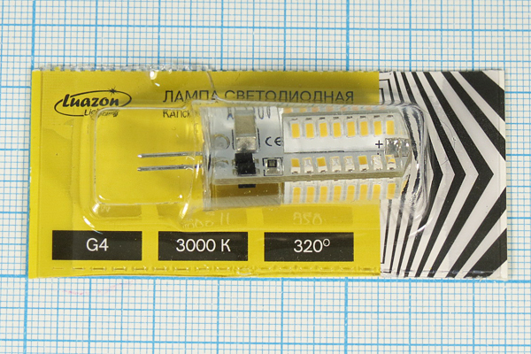 Л 220В\G 4,0\   5Вт\3000К\450лм\15x32\СД\Corn --- Лампы накаливания, газоразрядные, светодиодные и люминесцентные. Стартеры для люминесцентных ламп