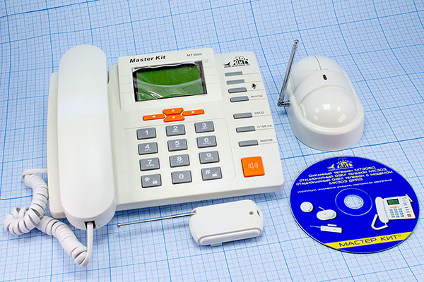 конст охр\Телефон GSM-SMS с б/пров.датч\MT3050\ --- Конструкторы - Охранные устройства