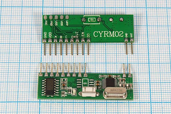 конст ППУ\Декод. Приёмник_433,92МГц\CYRM02-433,92R --- Конструкторы - Приемо-передающие устройства