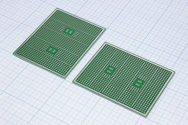 плата монтаж\100x75\2,54\\2SOIC8\\№ 4 --- Платы монтажные