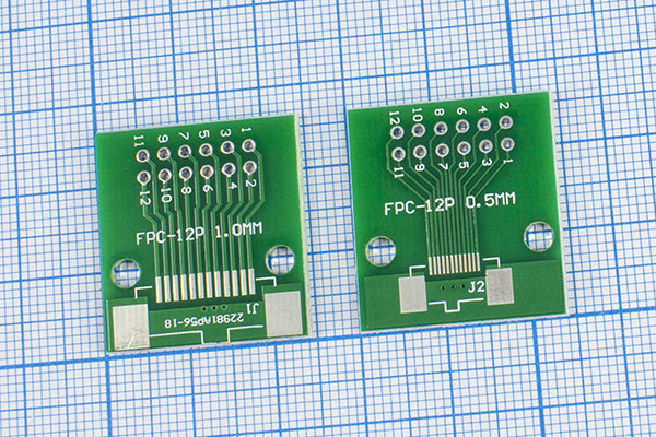плата монтаж\ 26x24\\\\FPC-12P 0,5мм/1мм-DIP\ --- Платы монтажные
