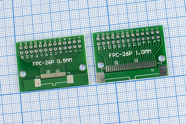 плата монтаж\ 37x26\\\\FPC-26P 0,5мм/1мм-DIP\ --- Платы монтажные