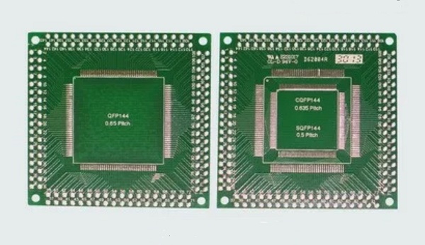 плата монтаж\ 56x56\\\\CQFP144&SQFP144/QFP144-DIP\ --- Платы монтажные