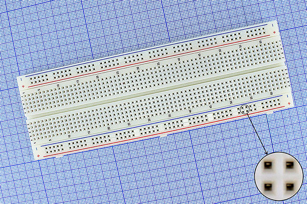 плата макетная 2x100\1x640\YBB1-102\Al --- Платы макетные