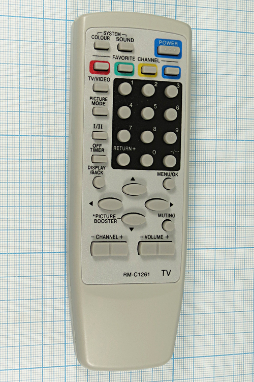 ДУ пульт JVC \RM-C1261\\ --- Пульты и клавиатуры дистанционного управления