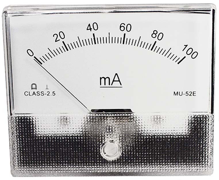 гол А  80x65\ 100мА\MU52E\2,5\ --- Головки измерительные - Амперметры 
