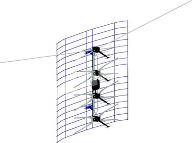 ант TV\МВ-ДМВ\\\\РЕШЕТКА  без усилителя --- Антенны телевизионные
