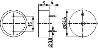 згп 25x 9\ 3~30\\3,6\2P15\KPI-2510P15\KEPO --- Звонки (зуммеры) пьезоэлектрические c генератором