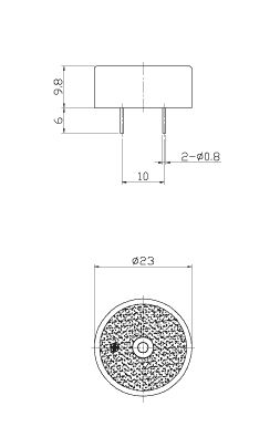 згп 23x10\ 3~24\\3,5\2P10\KPI-2610P10\KEPO --- Звонки (зуммеры) пьезоэлектрические c генератором