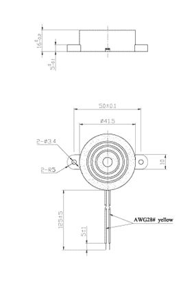 згп 42x16m60\~ 80~130\\2,8\2L130\KPI-4220-110\1Ton --- Звонки (зуммеры) пьезоэлектрические c генератором