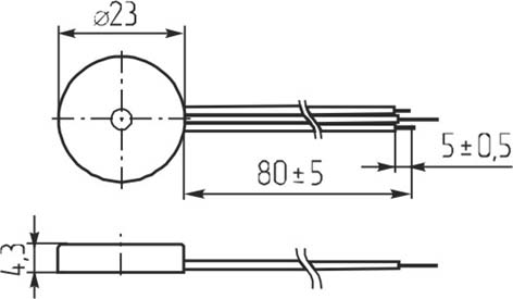 зп 23x 4\3~18\\ 4,0\3L130\KPR3-2313\KEPO --- Звонки (зуммеры) пьезоэлектрические без генератора