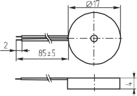 зп 17x 4\1~30\\ 4,0\2L80\MPT150\MEC --- Звонки (зуммеры) пьезоэлектрические без генератора