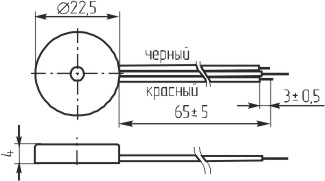 зп 23x 4\3~30\\ 4,0\3L90\PTR233A\ --- Звонки (зуммеры) пьезоэлектрические без генератора